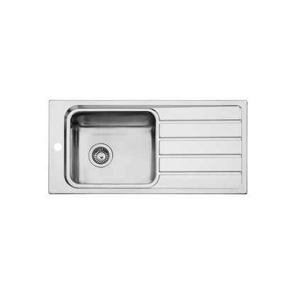 Puro Single Bowl Topmount Care Sink With Drainer
