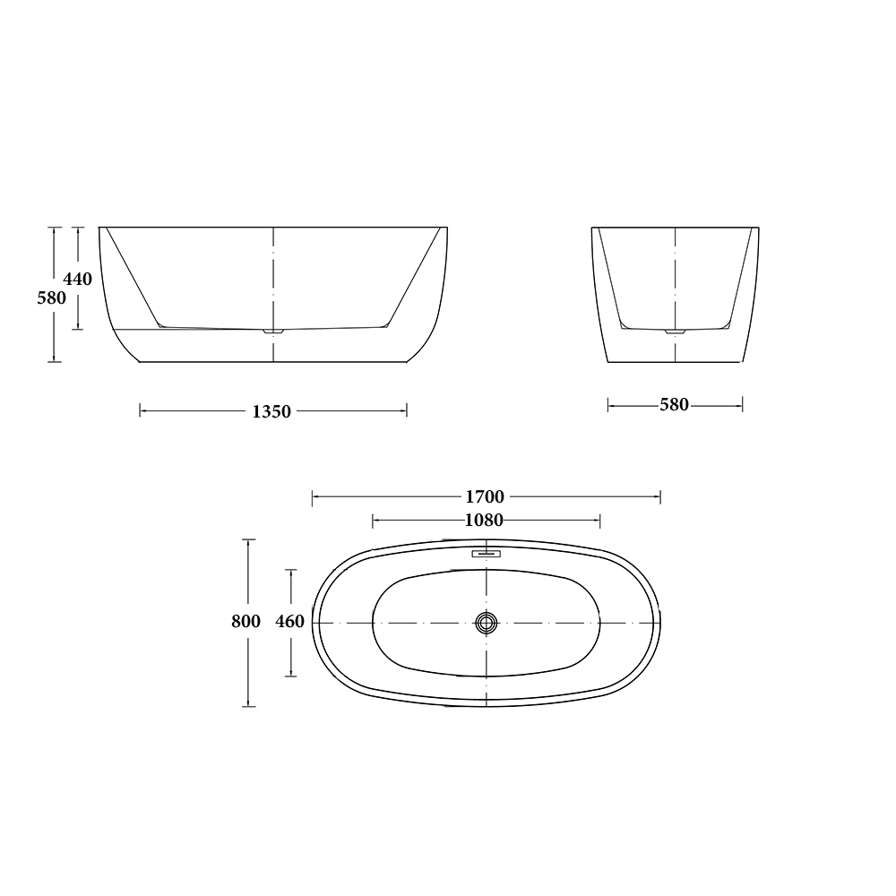Paris Freestanding Bathtub