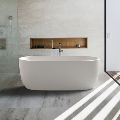 Paris Freestanding Bathtub in Matt White