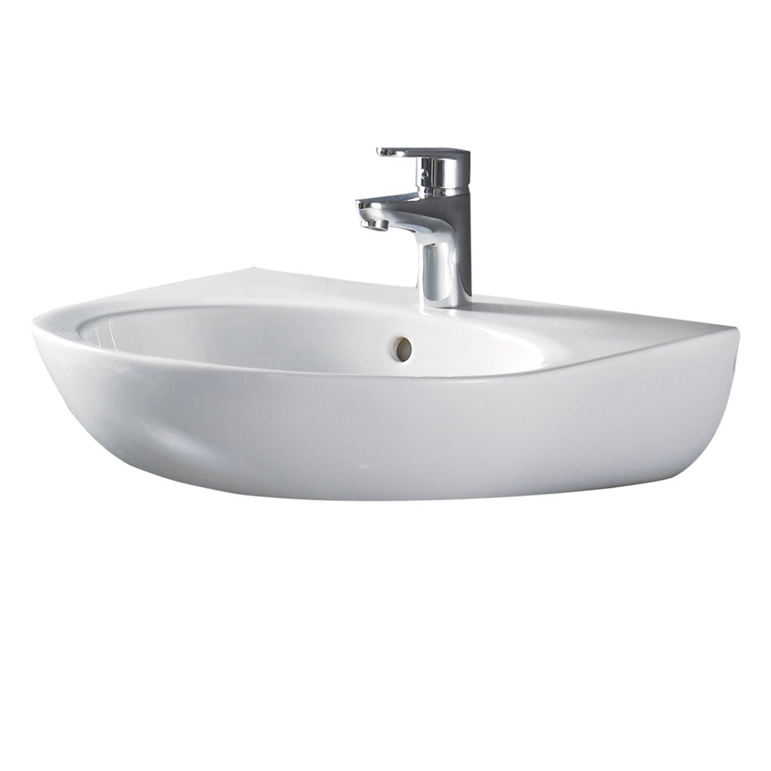 Fienza Stella Care Wall Basin, 1 Tap Hole