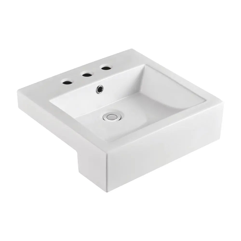 Fienza Jacinta Semi-Recessed Basin, 3 Tap Hole