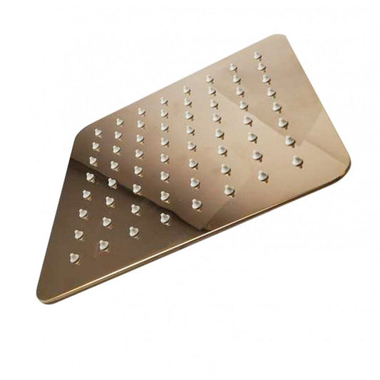 Super-slim Square Rose Gold Rainfall Shower Head 200mm