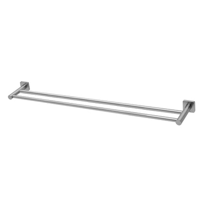 Radii SS 316 Double Towel Rail Square Plate 800mm