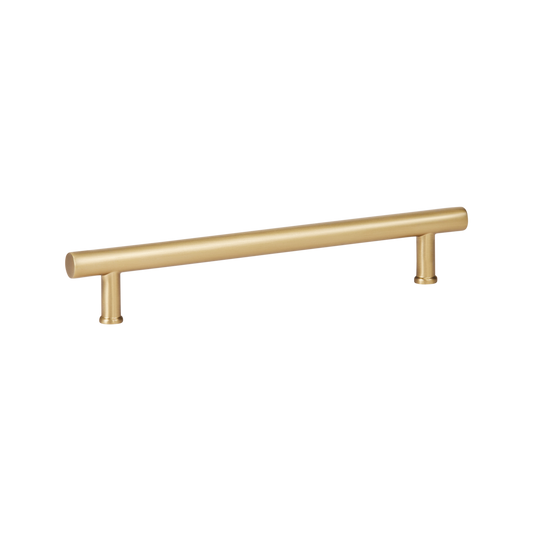 Momo Strano D Handle 160mm in Brushed Satin Brass
