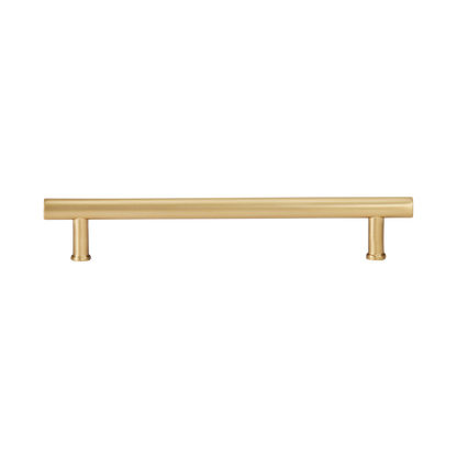 Momo Strano D Handle 160mm in Brushed Satin Brass (1)
