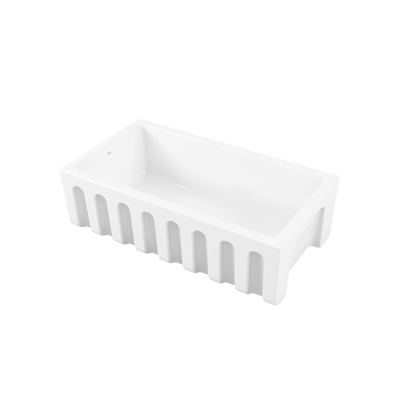 Sicily Fireclay Farmhouse Counter Top or Undermount Sink
