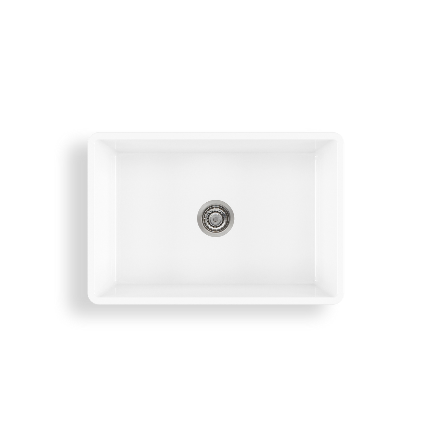 Sicily White Fireclay Farmhouse Undermount Sink