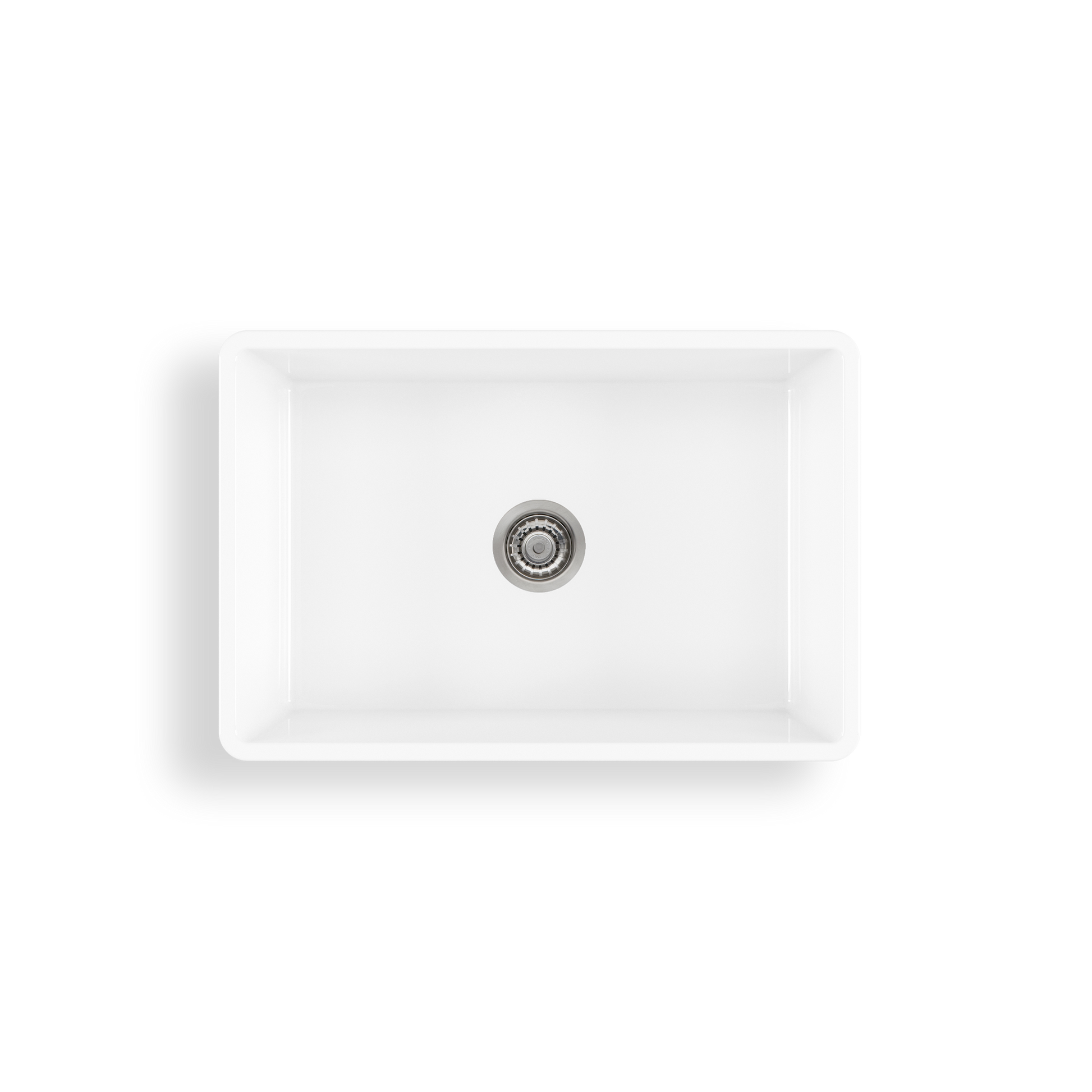 Sicily White Fireclay Farmhouse Undermount Sink