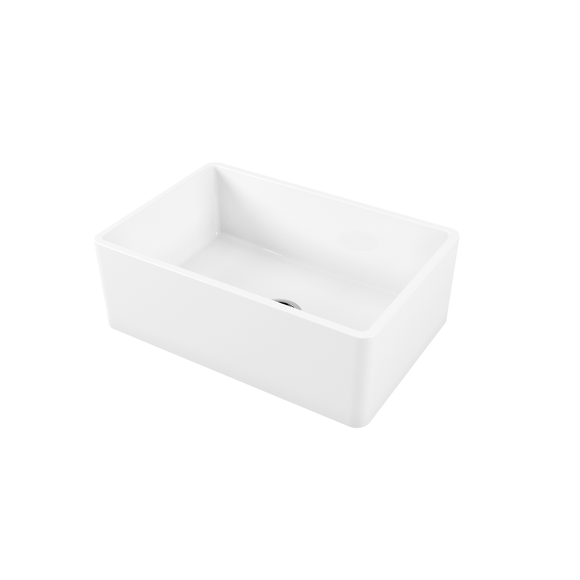 Sicily White Fireclay Farmhouse Undermount Sink