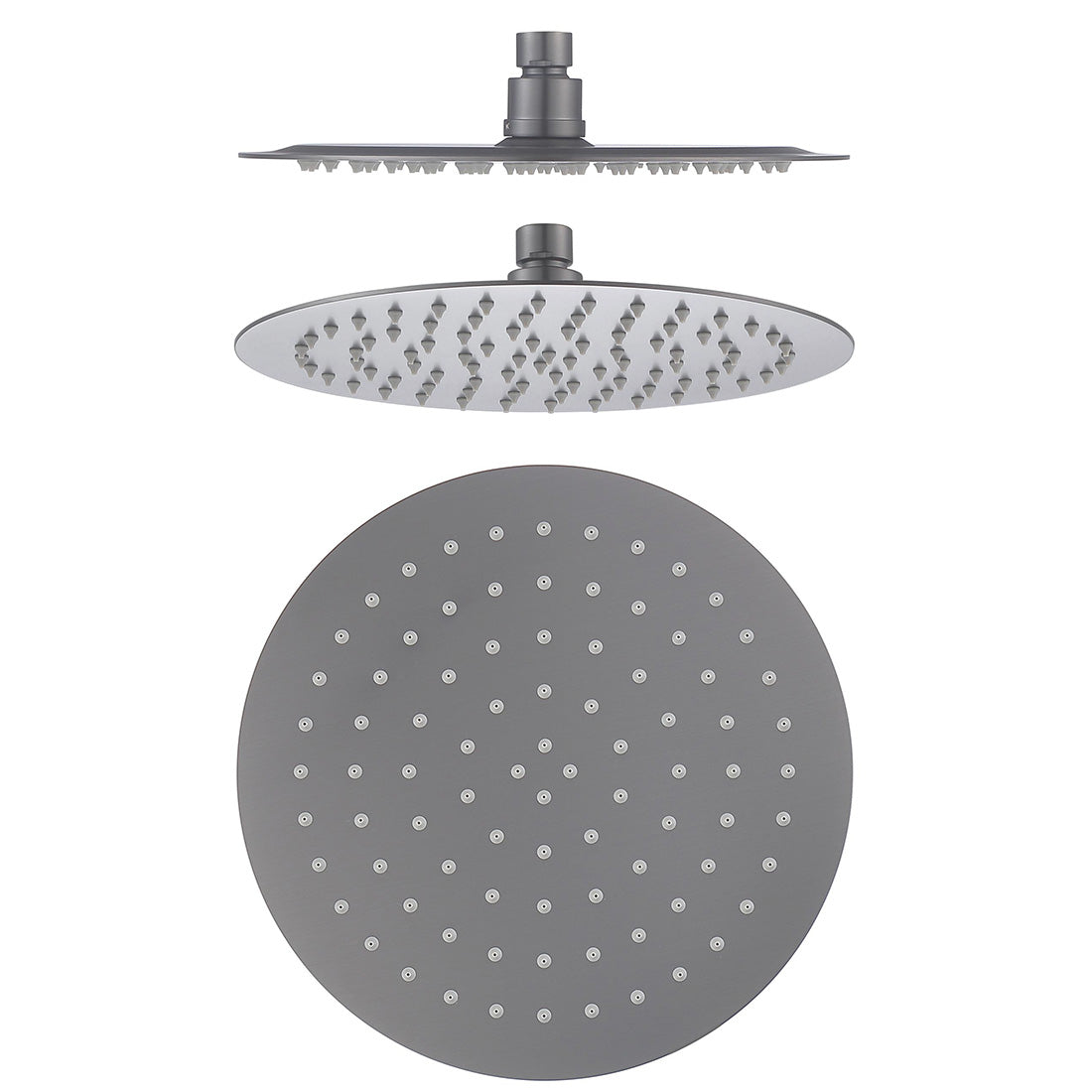 Bella Vista Mica Shower Head 250mm Brushed Nickel