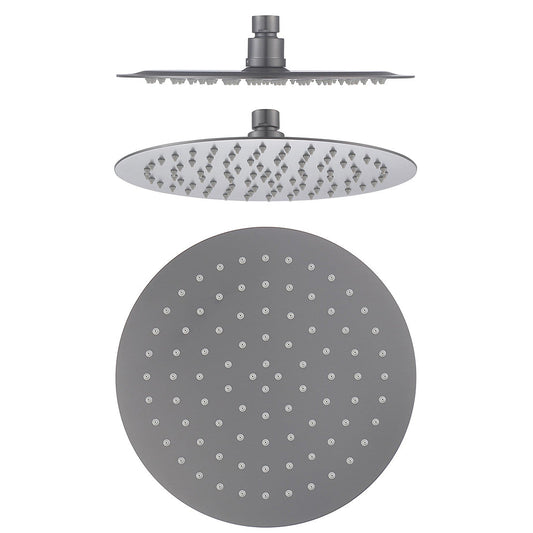Bella Vista Mica Shower Head 250mm Brushed Nickel