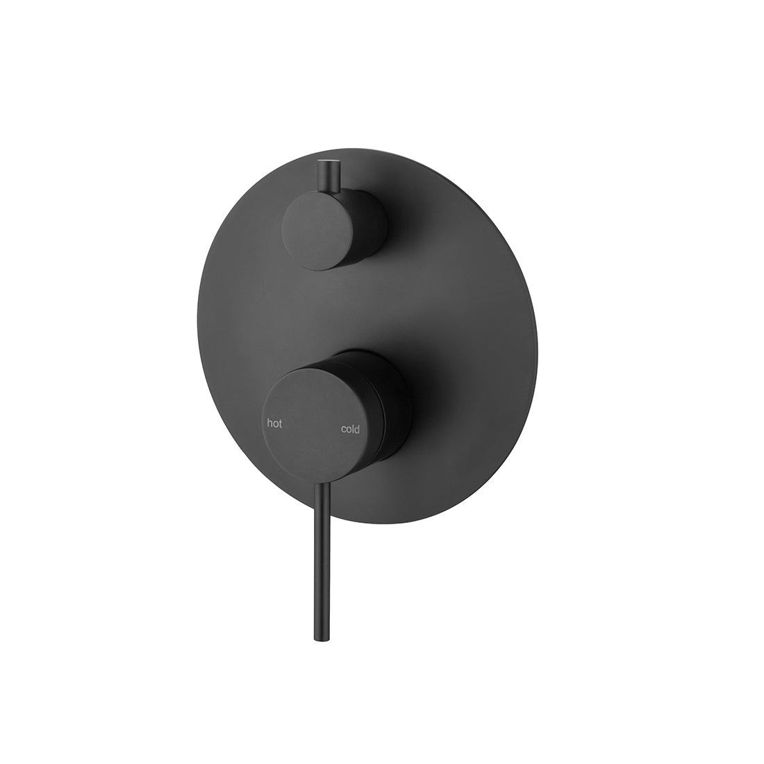 Bella Vista Mica Shower Mixer Diverter, 1 Piece (Trim Kit Only) Black