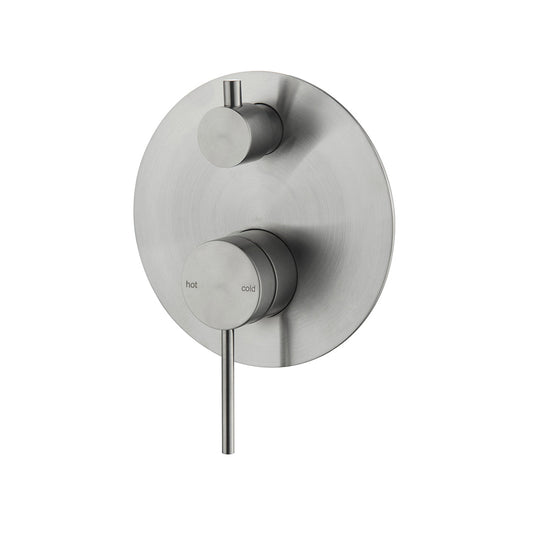 Bella Vista Mica Shower Mixer Diverter, 1 Piece (Trim Kit Only) Brushed Nickel