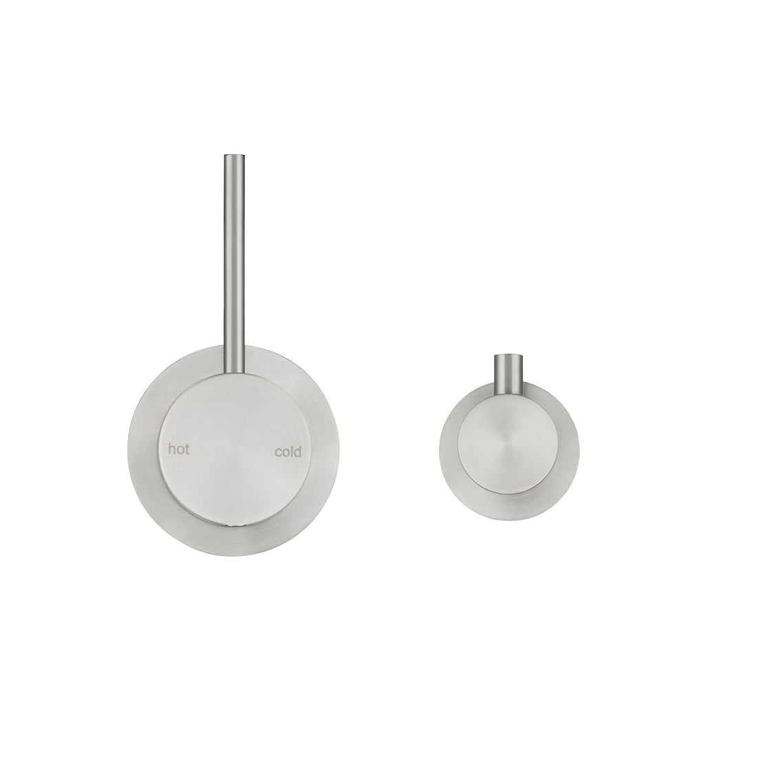 Bella Vista Mica Shower Mixer Diverter, Sideways Reverse (Trim Kit Only) Brushed Nickel