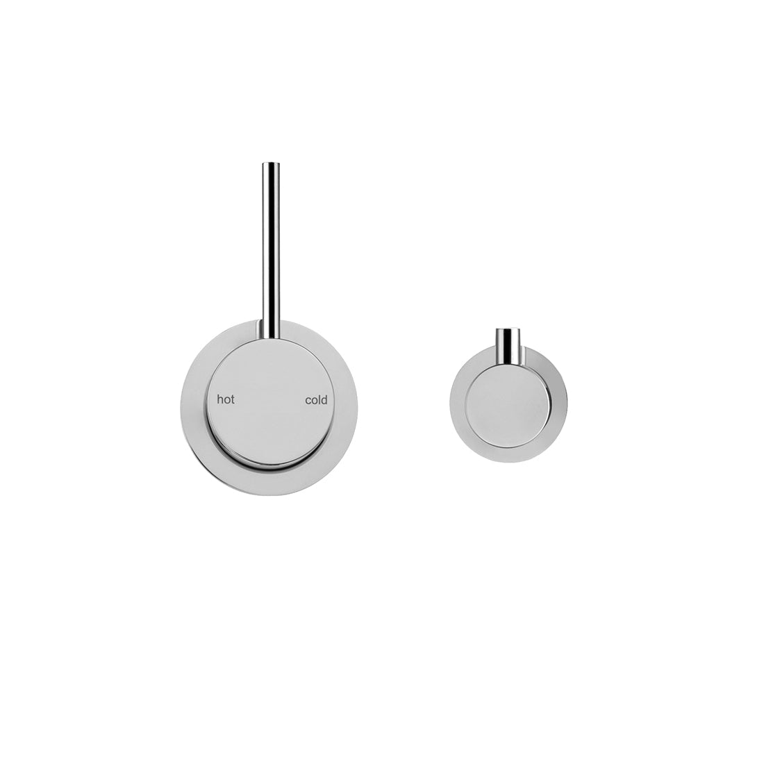 Bella Vista Mica Shower Mixer Diverter, Sideways Reverse (Trim Kit Only) Chrome