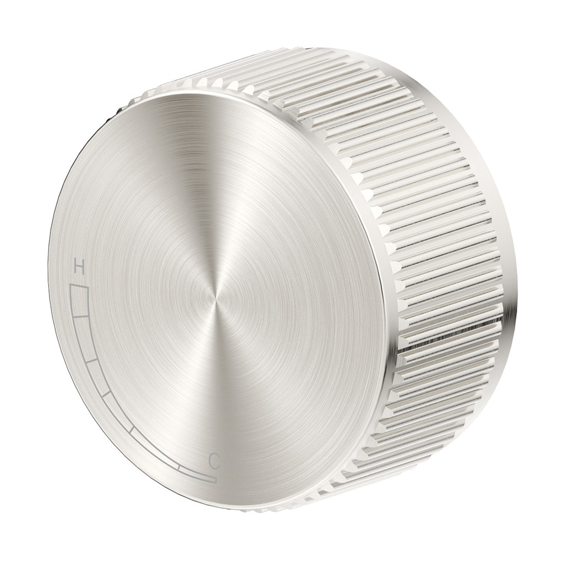 Bella Vista Mica Fluted Progressive Shower Mixer Brushed Nickel