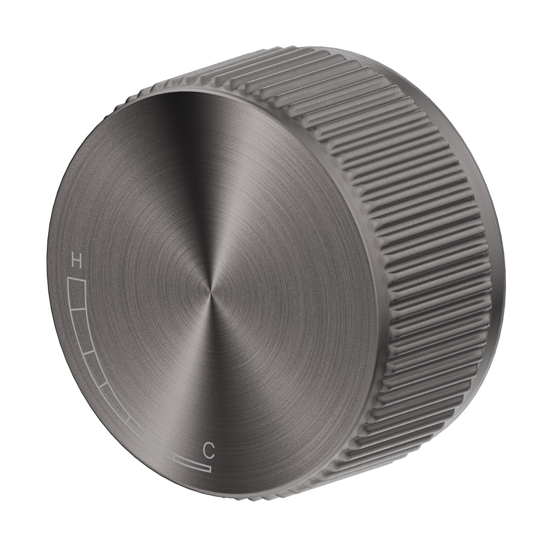 Bella Vista Mica Fluted Progressive Shower Mixer Gunmetal
