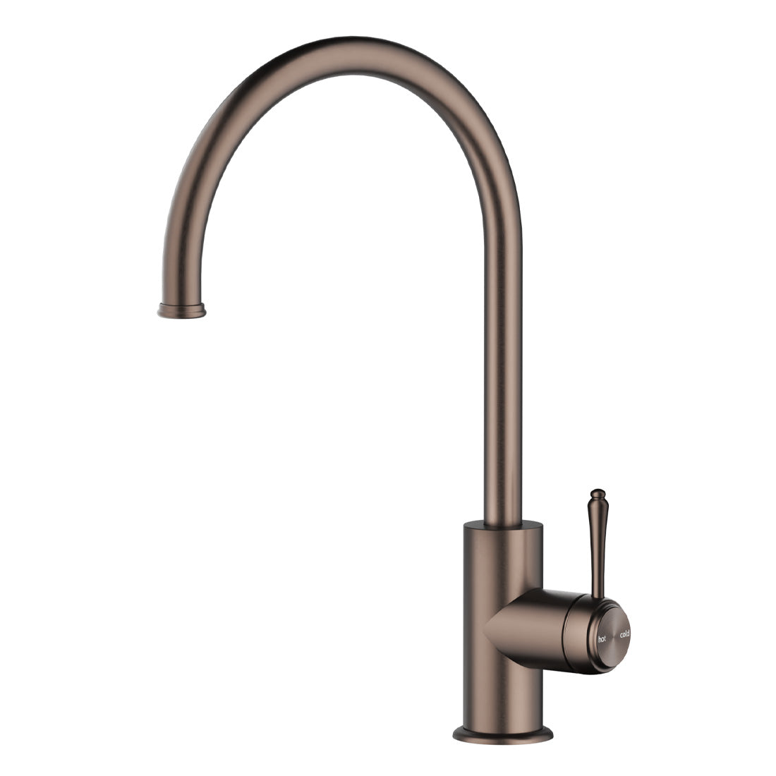 Bella Vista Mica Heritage Gooseneck Sink Mixer Dusk Bronze
