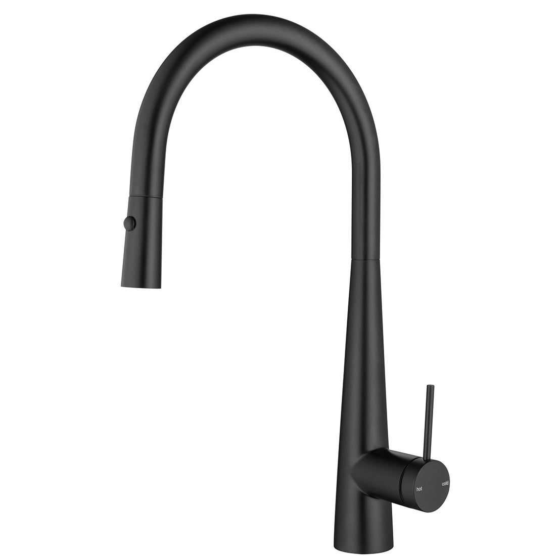 Bella Vista Mica Pull-Out Cone Sink Mixer Black