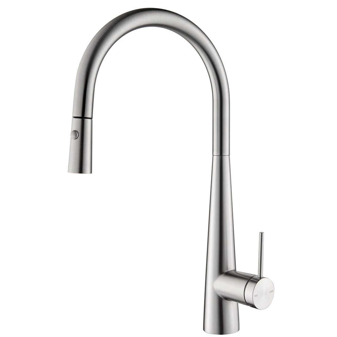 Bella Vista Mica Pull-Out Cone Sink Mixer Brushed Nickel
