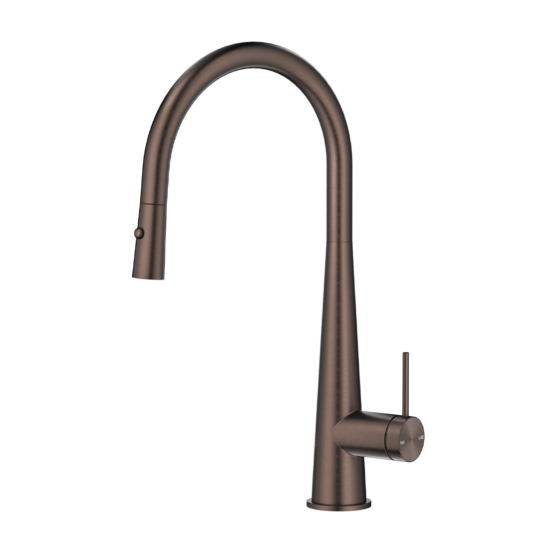 Bella Vista Mica Pull Out Cone Sink Mixer, Dusk Bronze