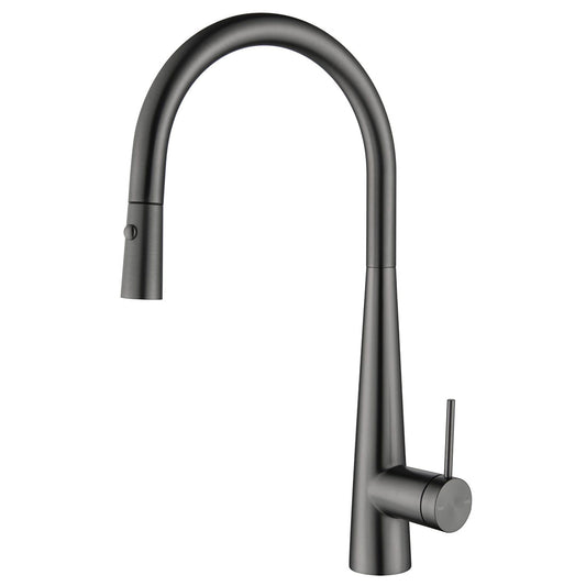 Bella Vista Mica Pull-Out Cone Sink Mixer Gunmetal