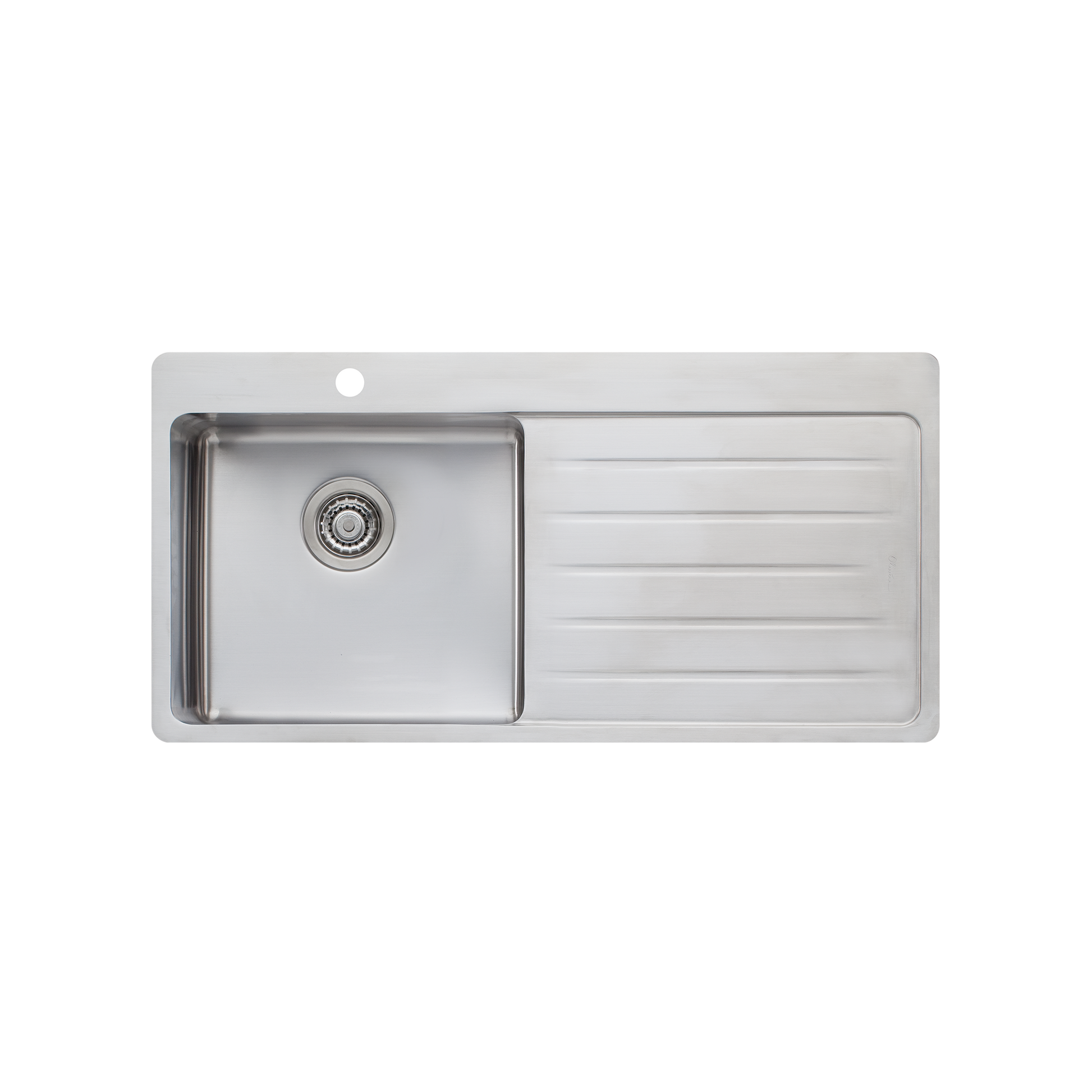 Sonetto Single Bowl Topmount Sink With Drainer