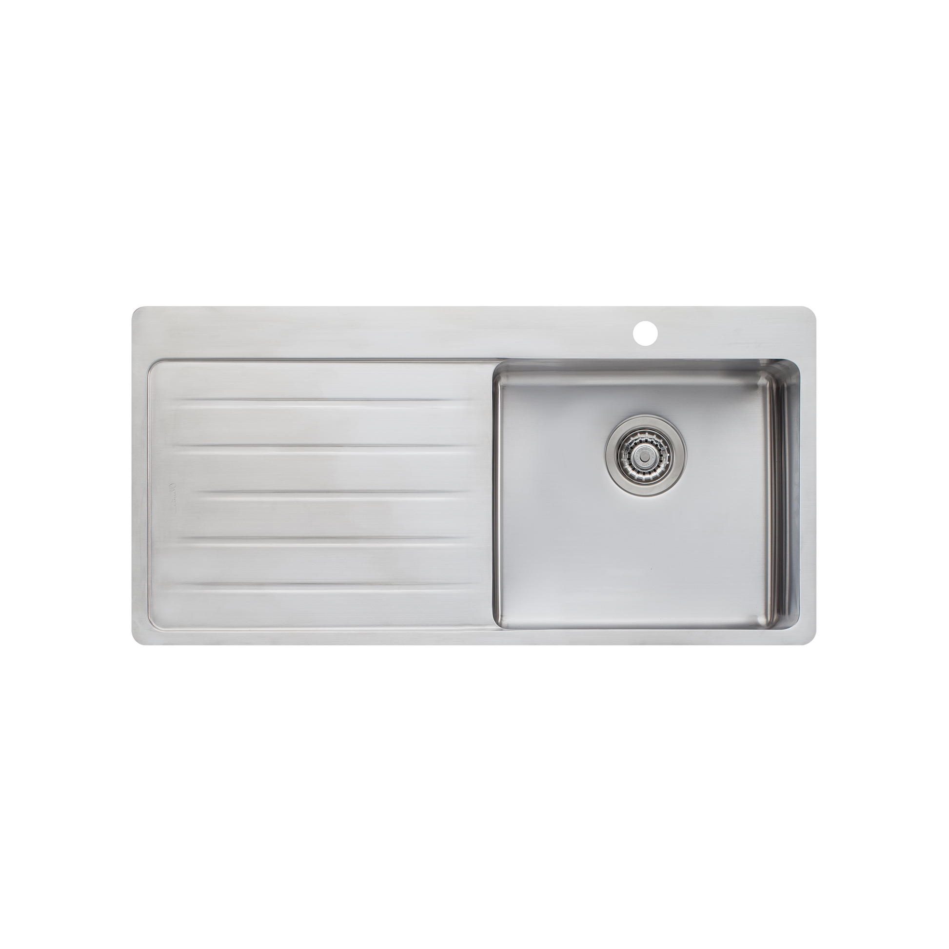 Sonetto Single Bowl Topmount Sink With Drainer
