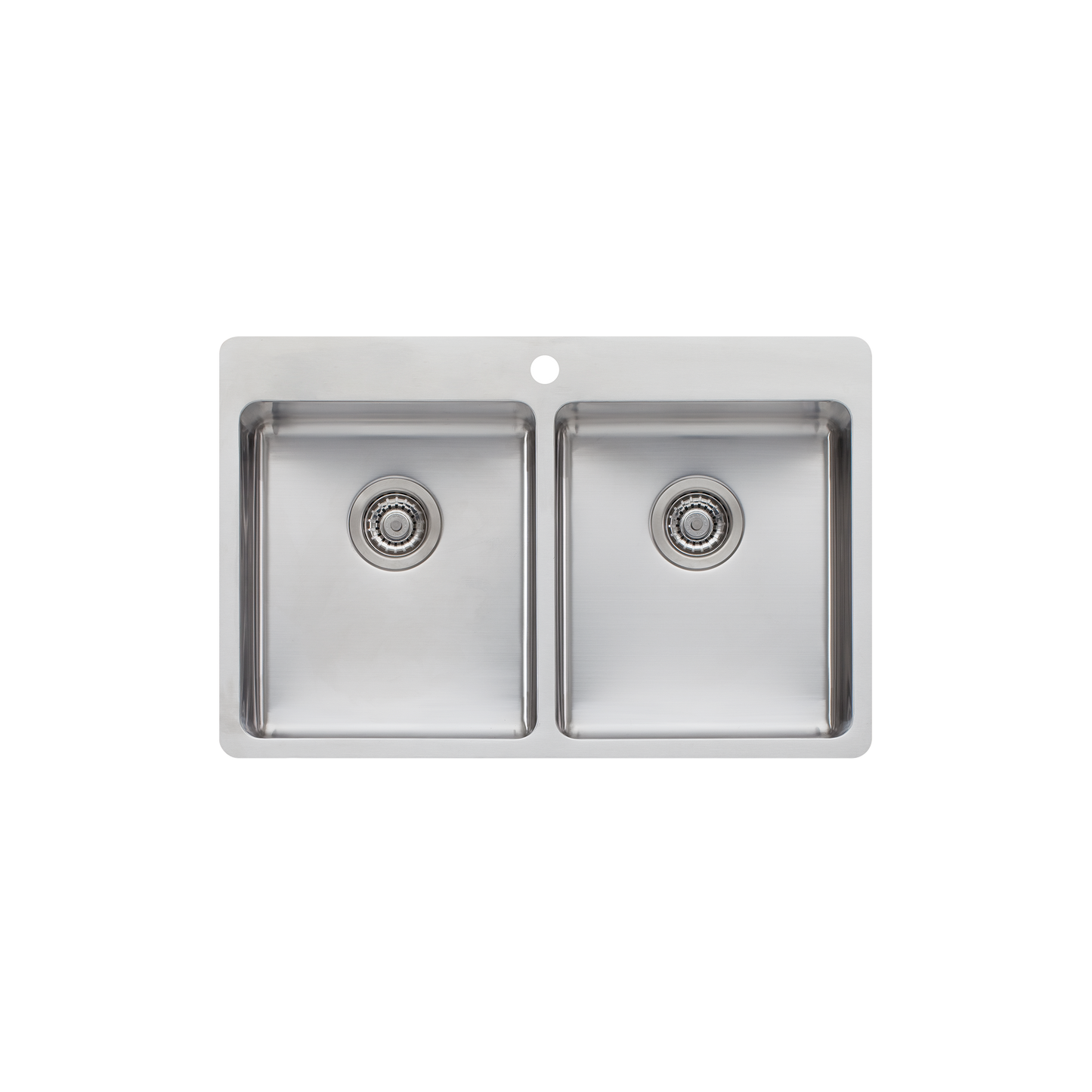 Sonetto Double Bowl Topmount Sink