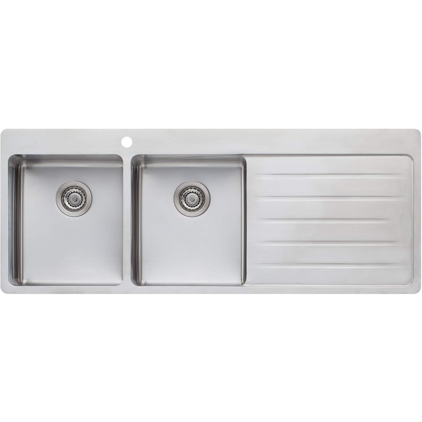 Sonetto Double Bowl Topmount Sink With Drainer