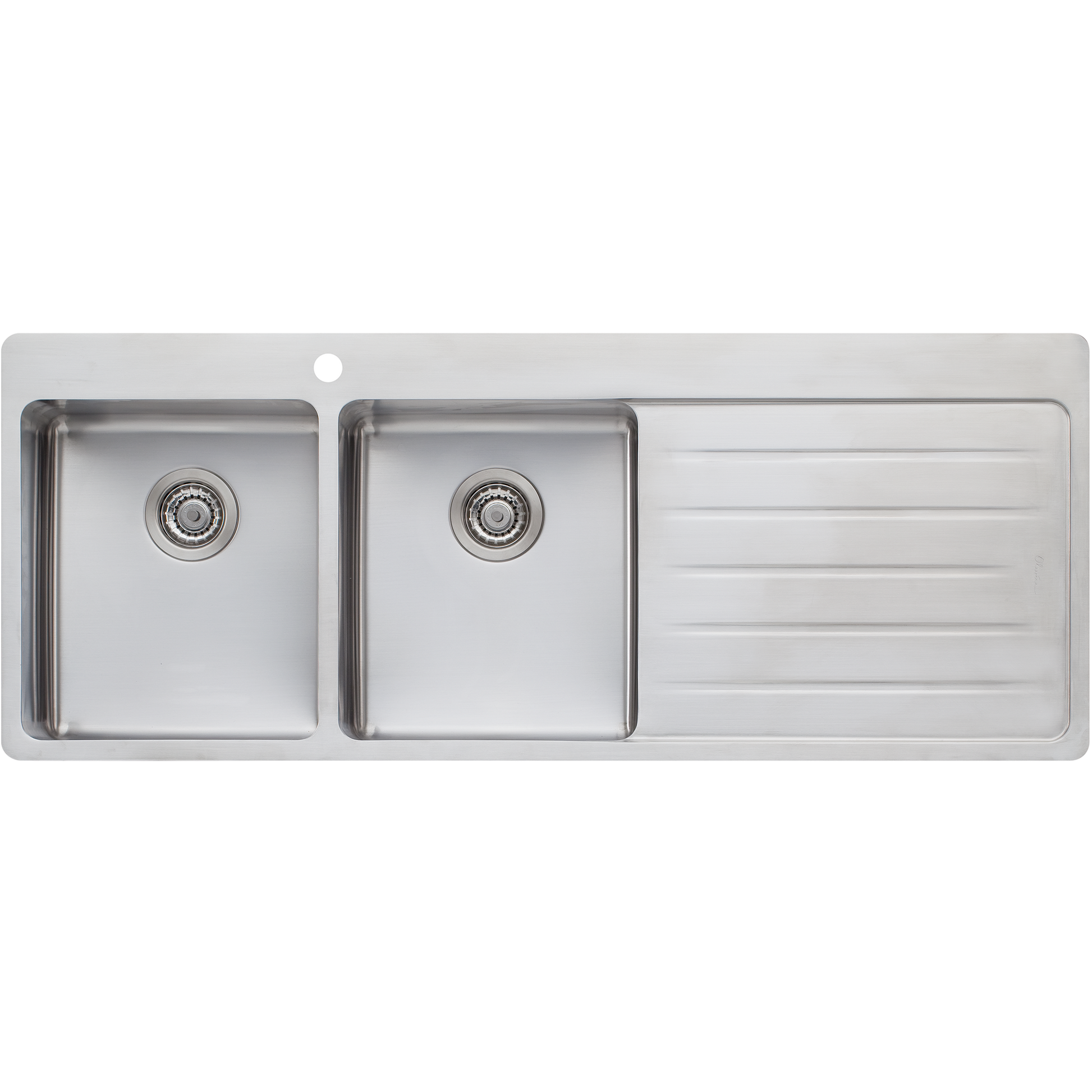 Sonetto Double Bowl Topmount Sink With Drainer