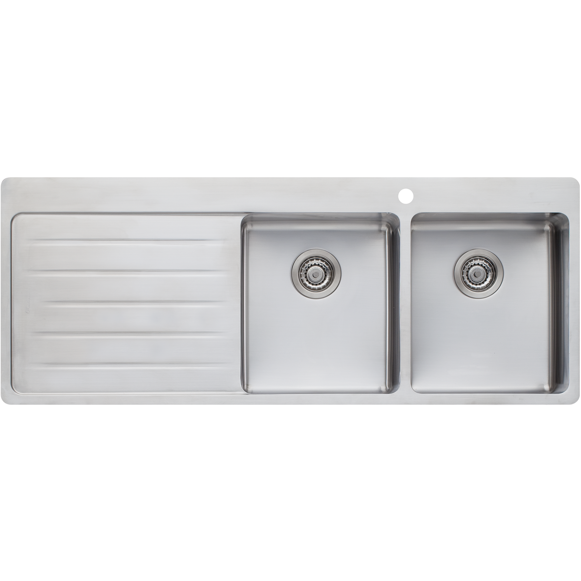 Sonetto Double Bowl Topmount Sink With Drainer