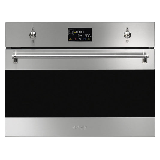 Smeg Compact Classic Microwave Combi Oven Stainless Steel