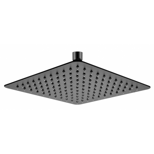 Cavallo 10" Matte Black Ultra-Thin Shower Head