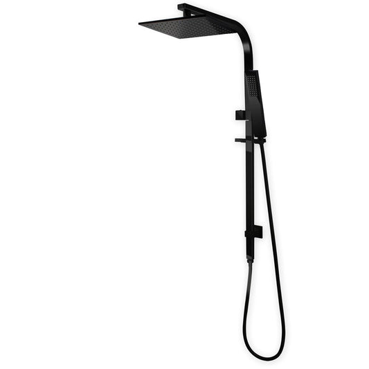 Esperia 10" Black Rose Gold Square Shower Station