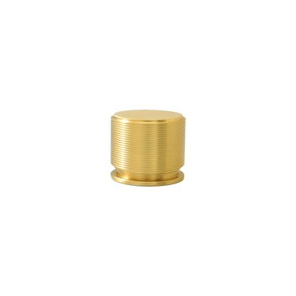 Momo Sussex Round Knob 35mm in Brushed Satin Brass