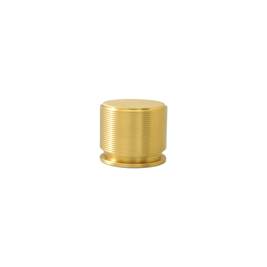 Momo Sussex Round Knob 35mm in Brushed Satin Brass