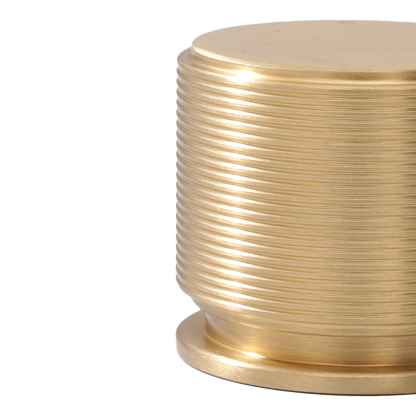 Momo Sussex Round Knob 35mm in Brushed Satin Brass (2)