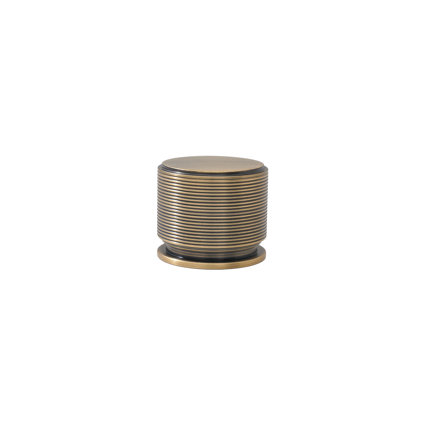 Momo Sussex Round Knob 35mm in Dark Brushed Brass