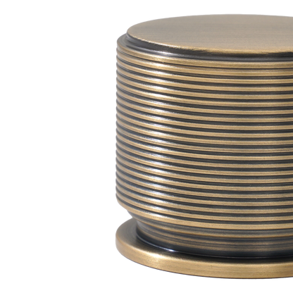 Momo Sussex Round Knob 35mm in Dark Brushed Brass (2)