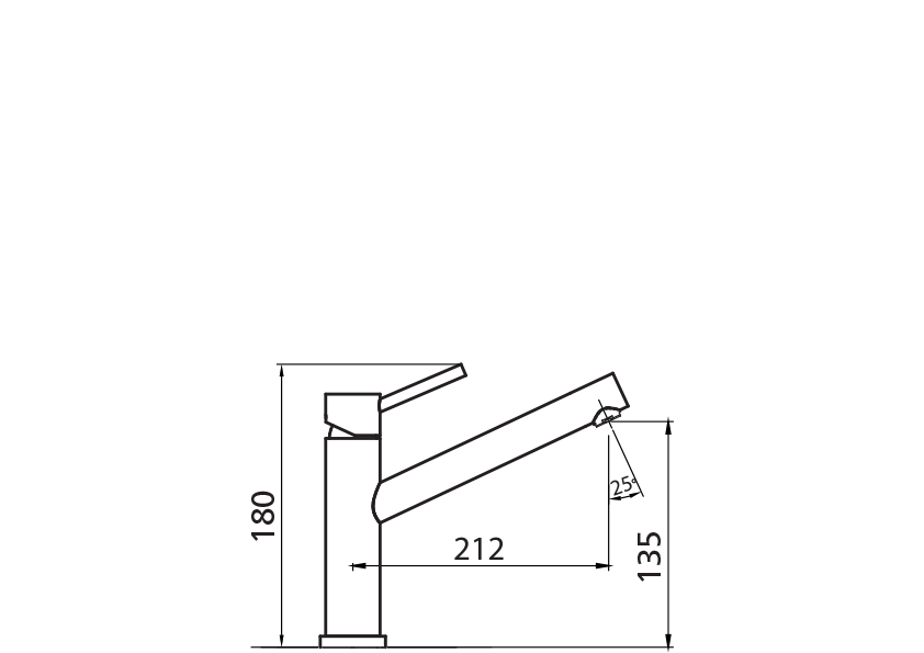 Essente 316 Stainless Steel Swivel Mixer