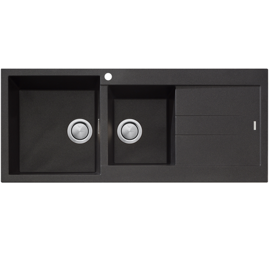 Santorini 1 & 3/4 Bowl Topmount Sink With Drainer