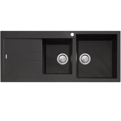 Santorini 1 & 3/4 Bowl Topmount Sink With Drainer