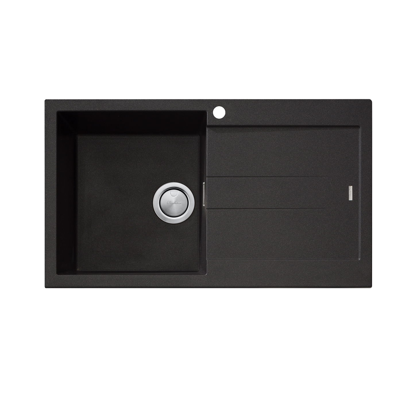 Santorini Single Bowl Topmount Sink With Drainer
