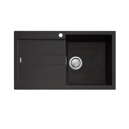 Santorini Single Bowl Topmount Sink With Drainer