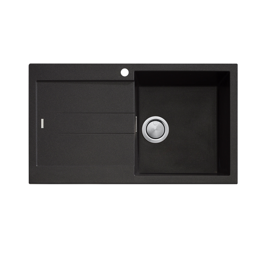 Santorini Single Bowl Topmount Sink With Drainer