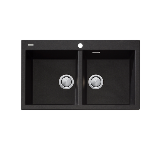 Santorini Double Bowl Topmount Sink