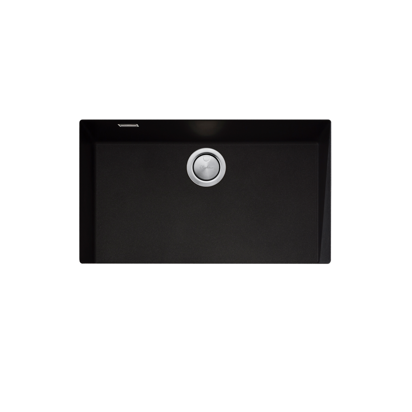 Santorini Black Mega Bowl Undermount Sink