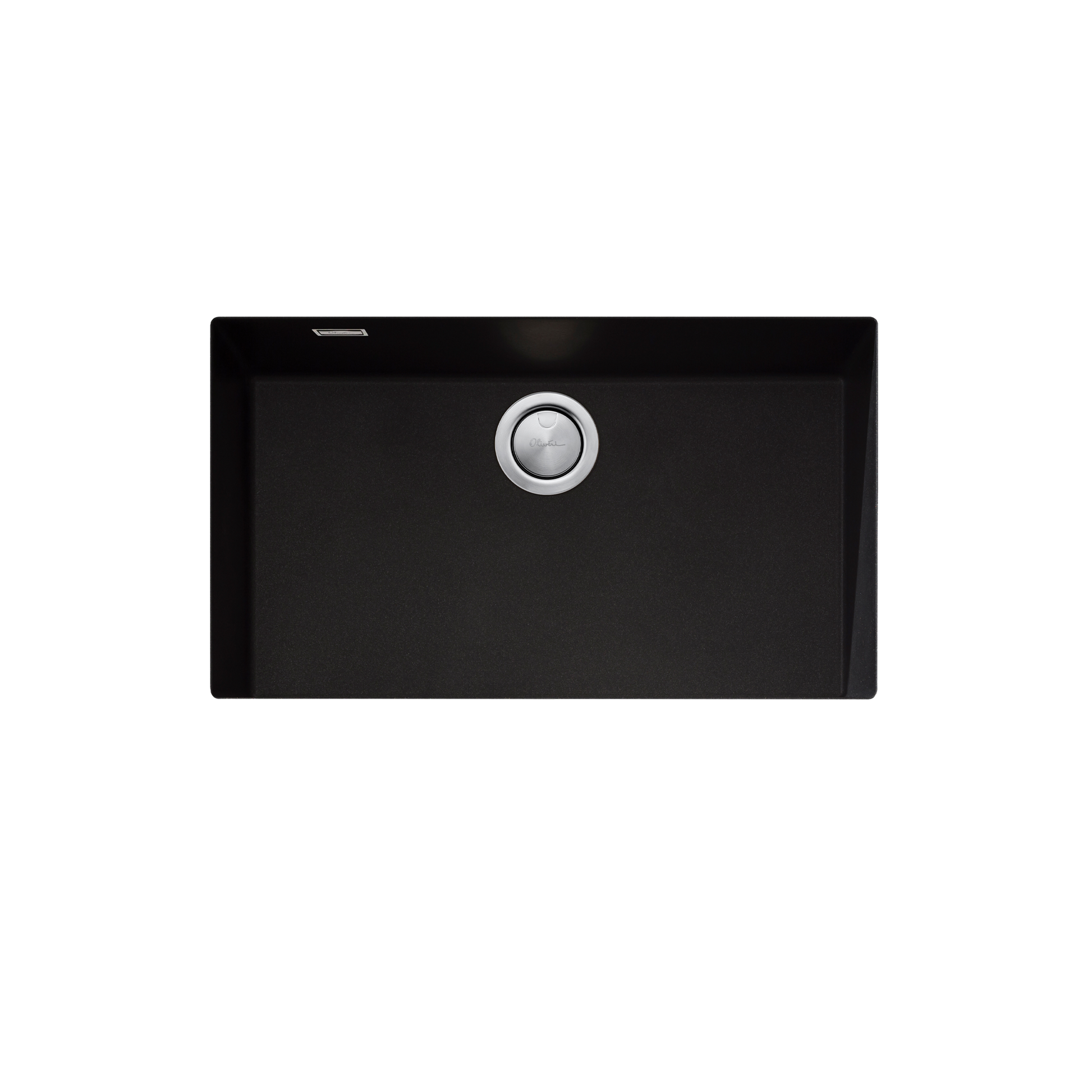 Santorini Black Mega Bowl Undermount Sink