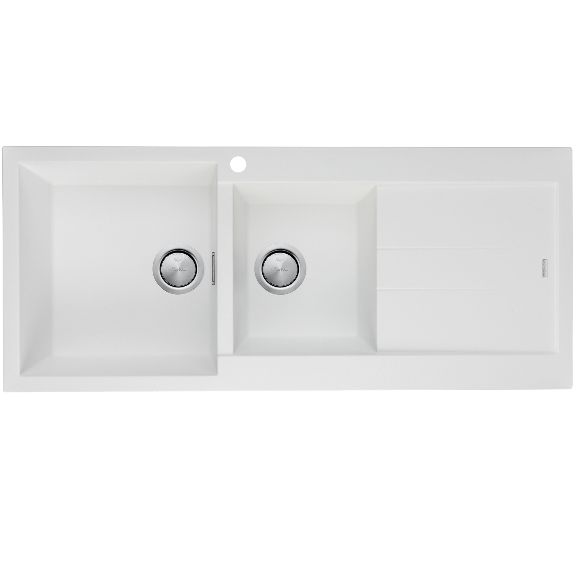 Santorini 1 & 3/4 Bowl Topmount Sink With Drainer